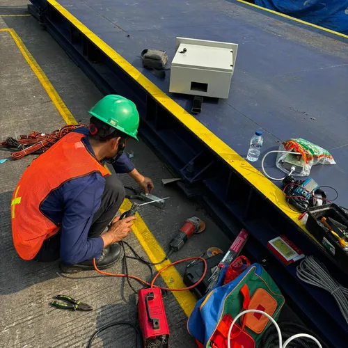 perbaikan jembatan timbang
